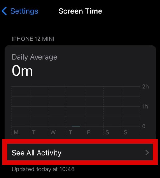 melihat waktu penggunaan aplikasi pada iPhone