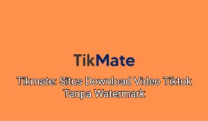 Tikmate: Situs Download Video Tiktok Tanpa Watermark