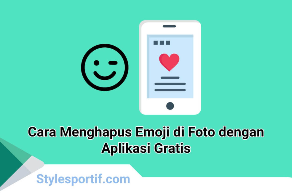 Cara hapus emoji di foto